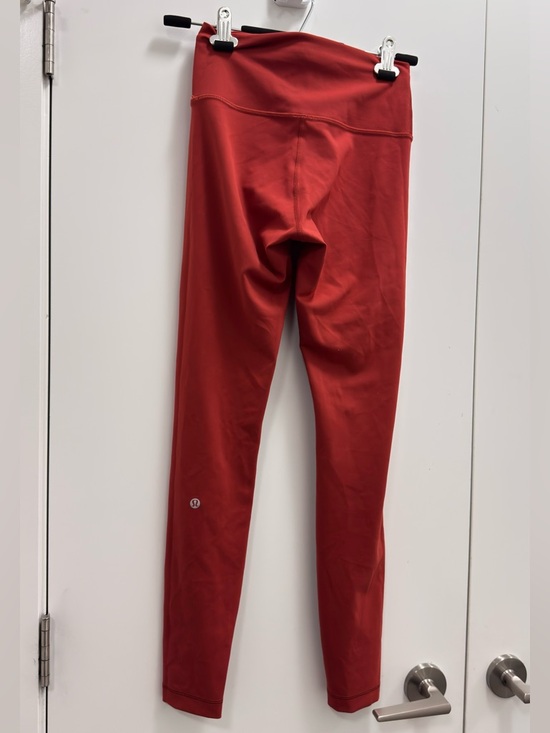 Lululemon Wunder train HR tight size 6 with inseam 28” Legging Cayenne - Picture 2 of 8